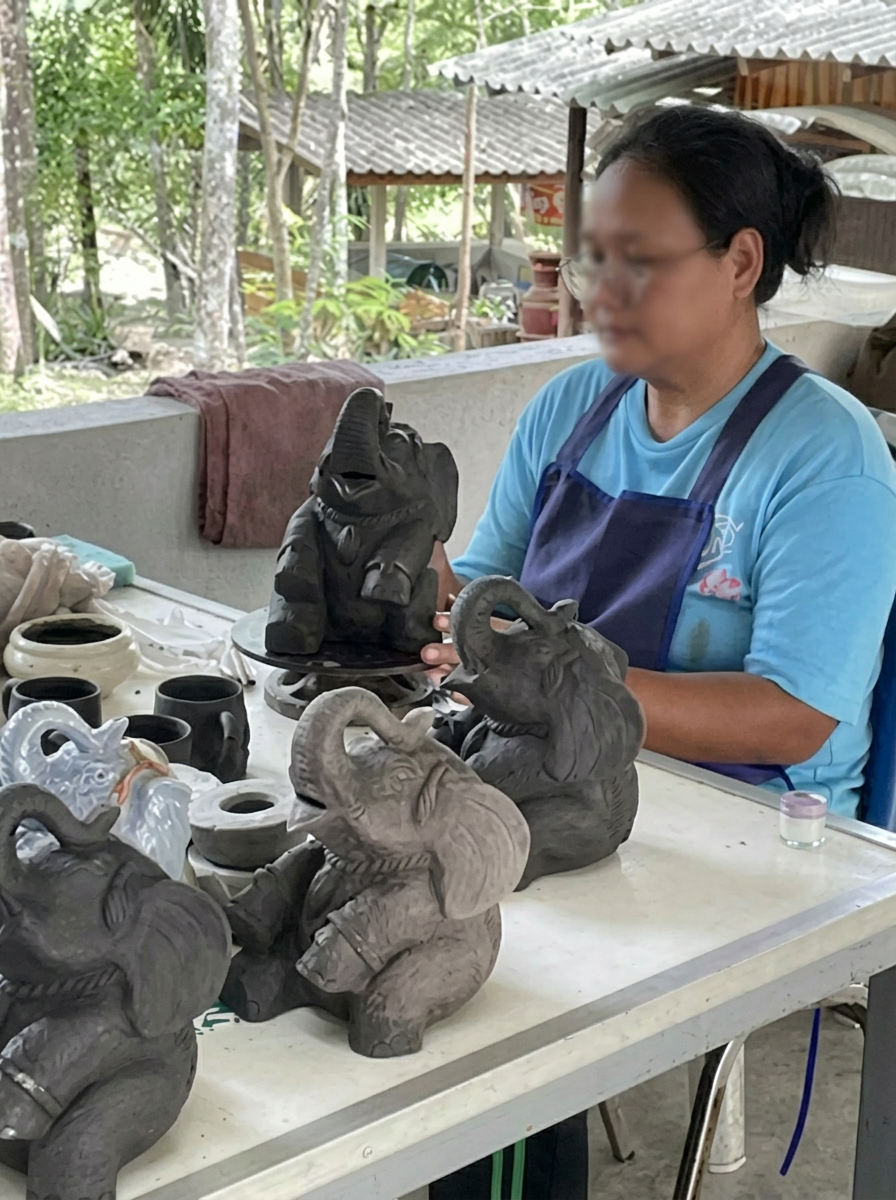 Ceramic Elephants